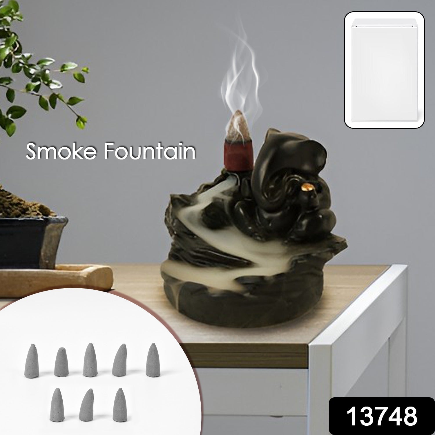 Ganesha Smoke Fountain Idol Ganesha Smoke Fountain Idol
